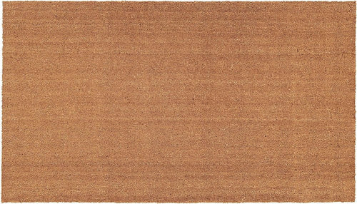 24" X 36" Natural Coir Solid Color Outdoor Door Mat