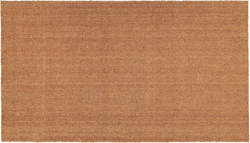 24" X 36" Natural Coir Solid Color Outdoor Door Mat